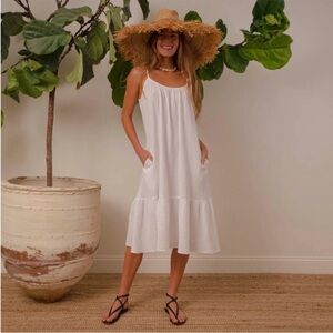 Honorine Lilly Dress‎ Midi Length Size Medium